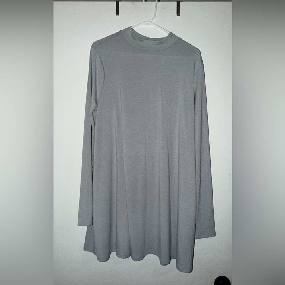 Umgee Gray Long Sleeve Blouse